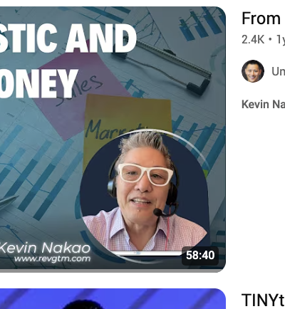 UnLost Cause Podcast: From Record Labels to RevGTM with Kevin Nakao
